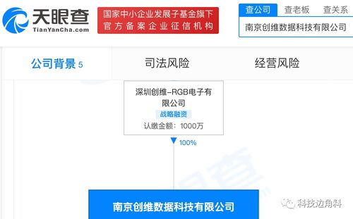 創維RGB于南京成立數據科技公司，拓展稅務與信息系統集成服務